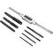 TORK CRAFT Hss Taps M3 - M12 & Tap Wrench 8pc Carded Set Mm